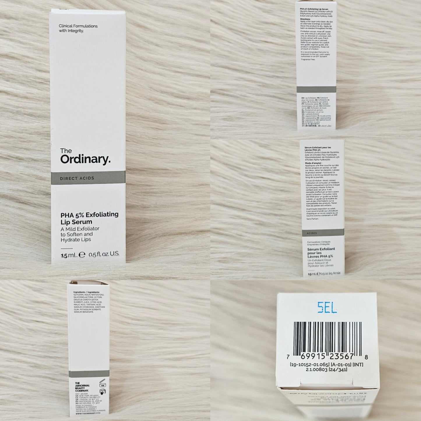 The Ordinary PHA 5% Exfoliating Lip Serum – 15ml