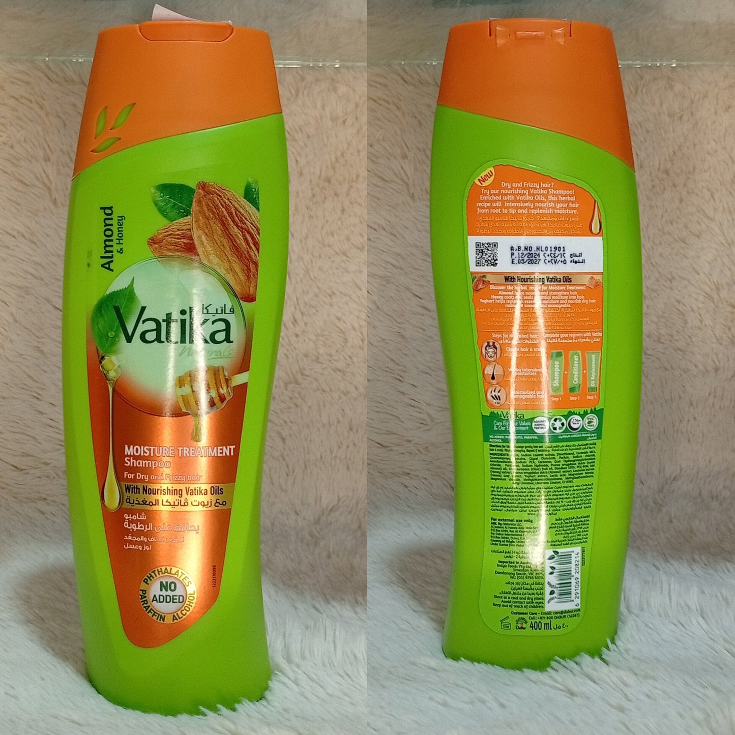 Vatika Almond & Honey Moisture Treatment Shampoo 400ml
