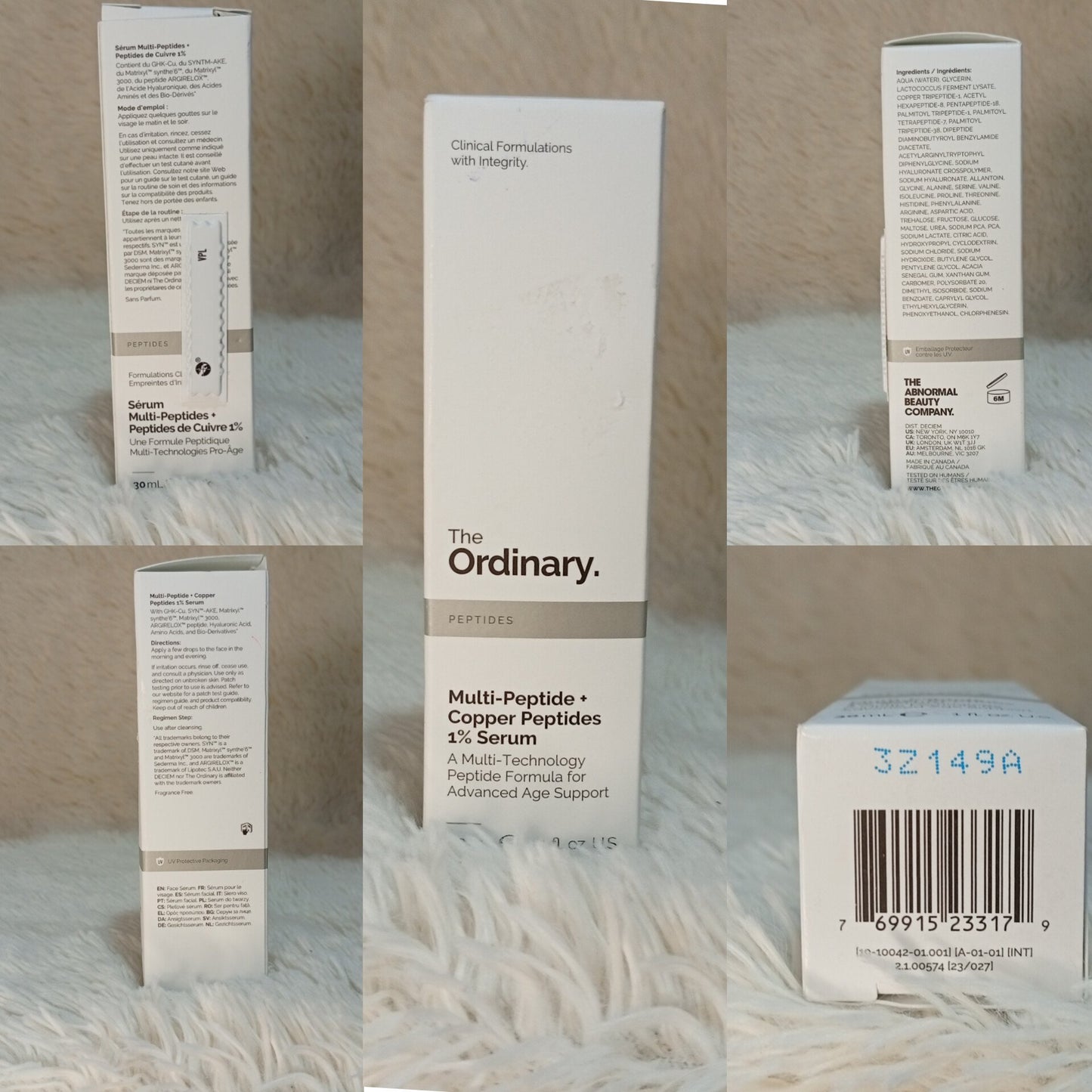 The Ordinary Multi-Peptide + Copper Peptides 1% Serum (30ml)