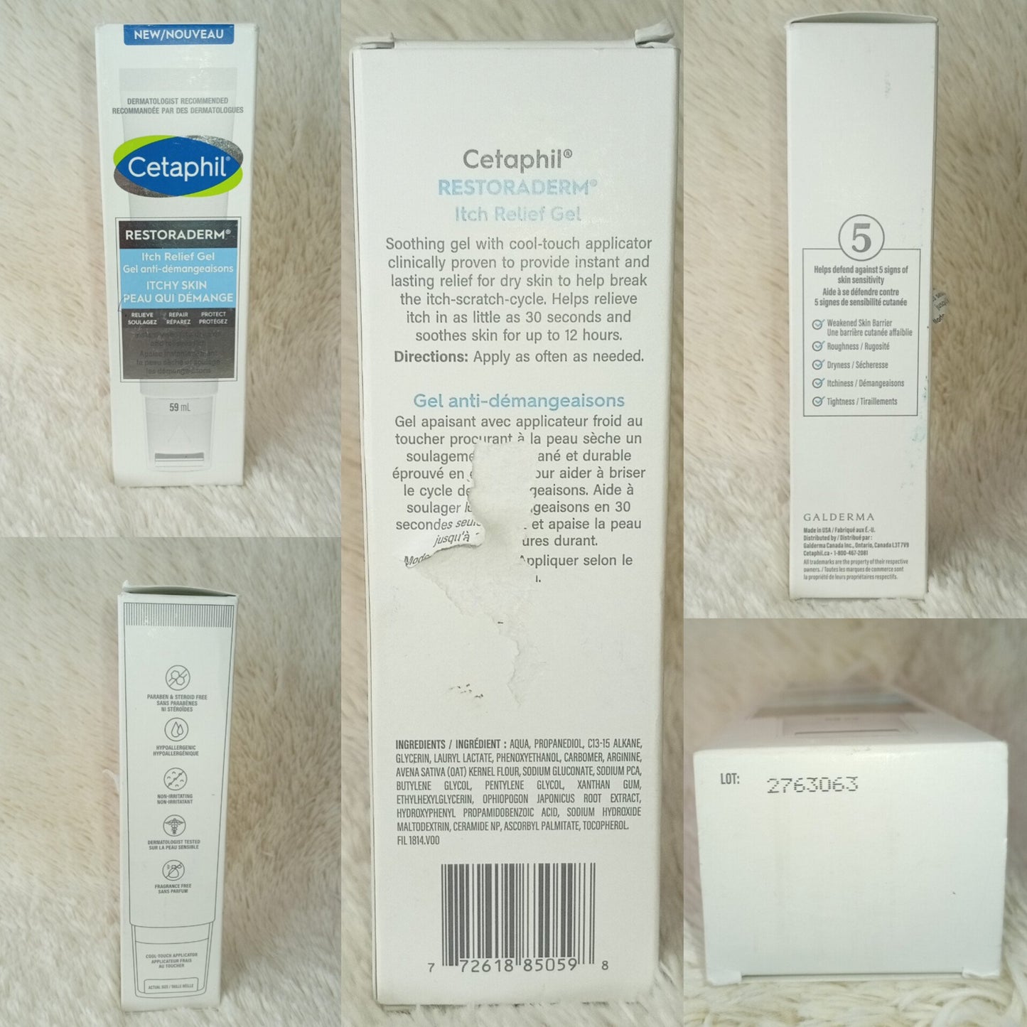 ( Discounted Product ) Cetaphil Restoraderm® Itch Relief Gel 59ml