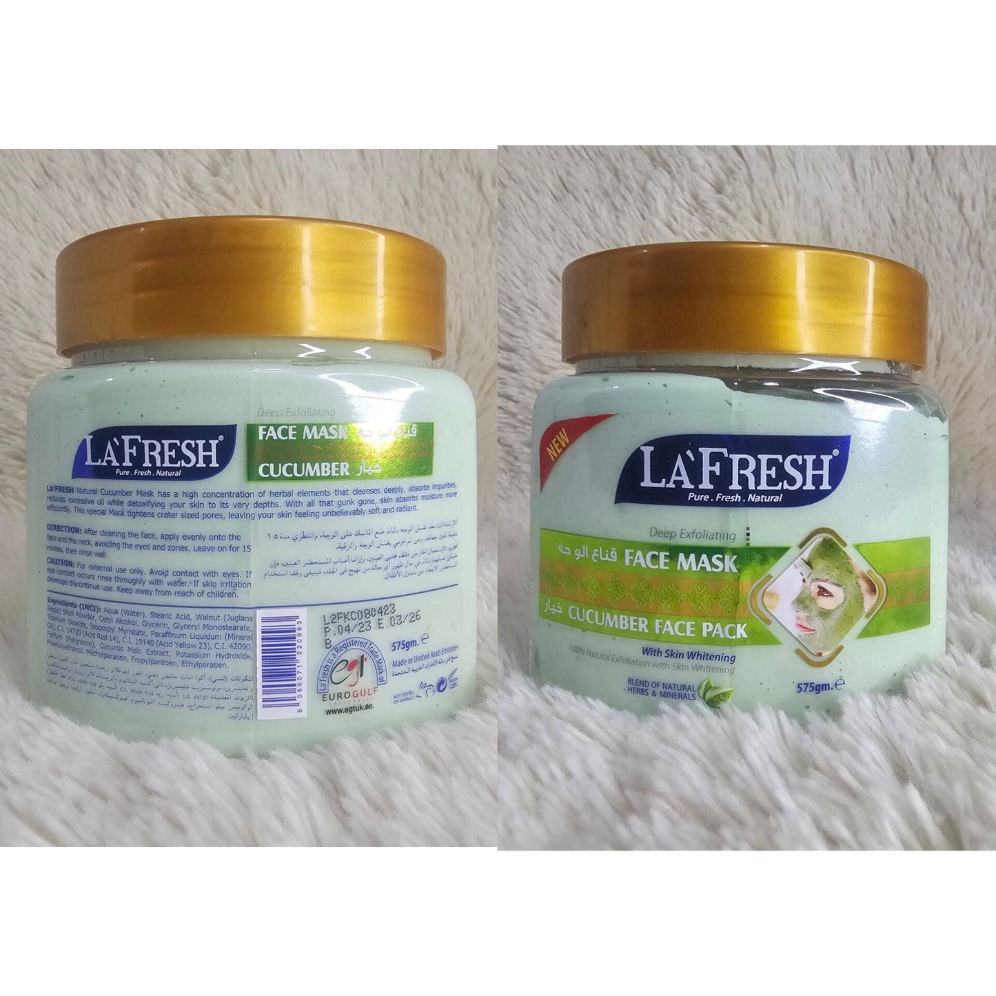 La Fresh Deep Exfoliating Cucumber Face Pack 575g