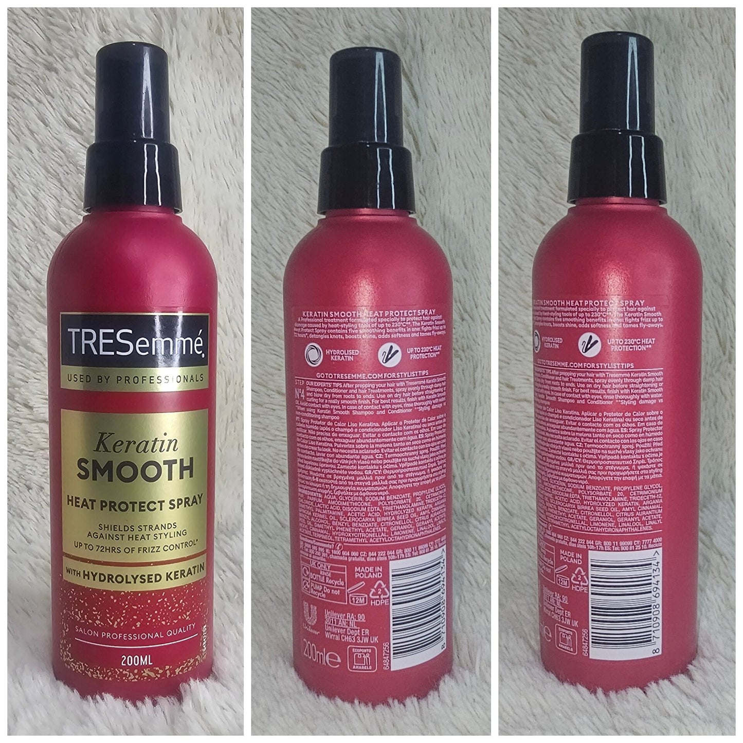 TRESemmé Keratin Smooth Heat Protection Spray 200ml