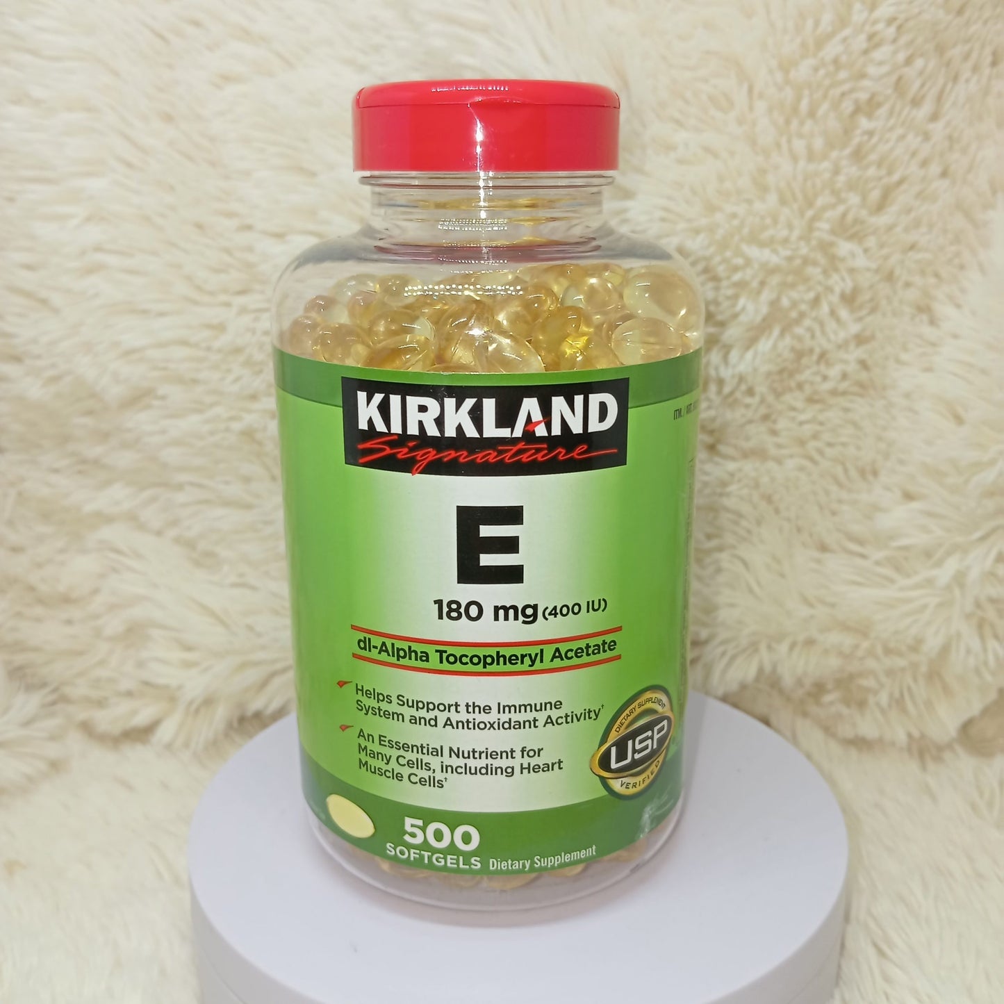 Kirkland Signature Vitamin E 180mg (400 IU) 500 Softgels