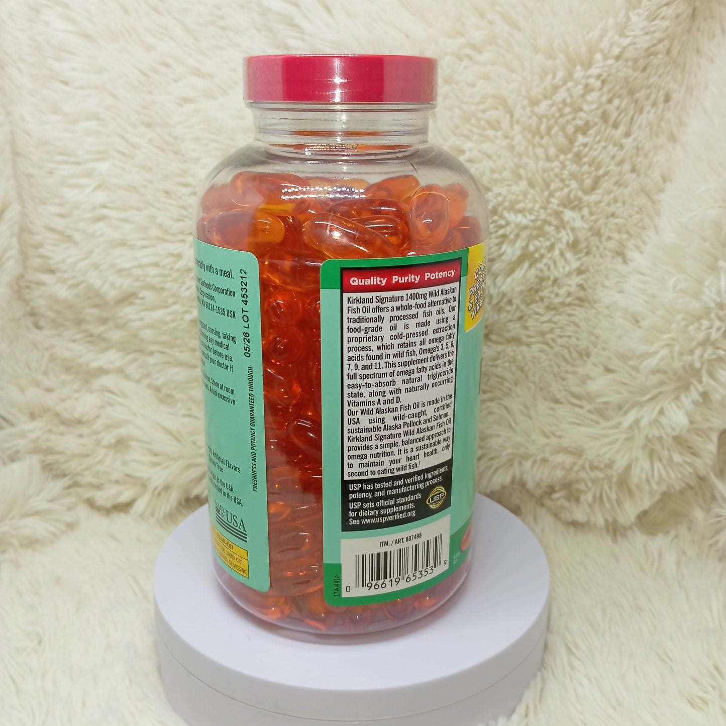 Kirkland Wild Alaskan Fish Oil 1400mg – 230 Softgels