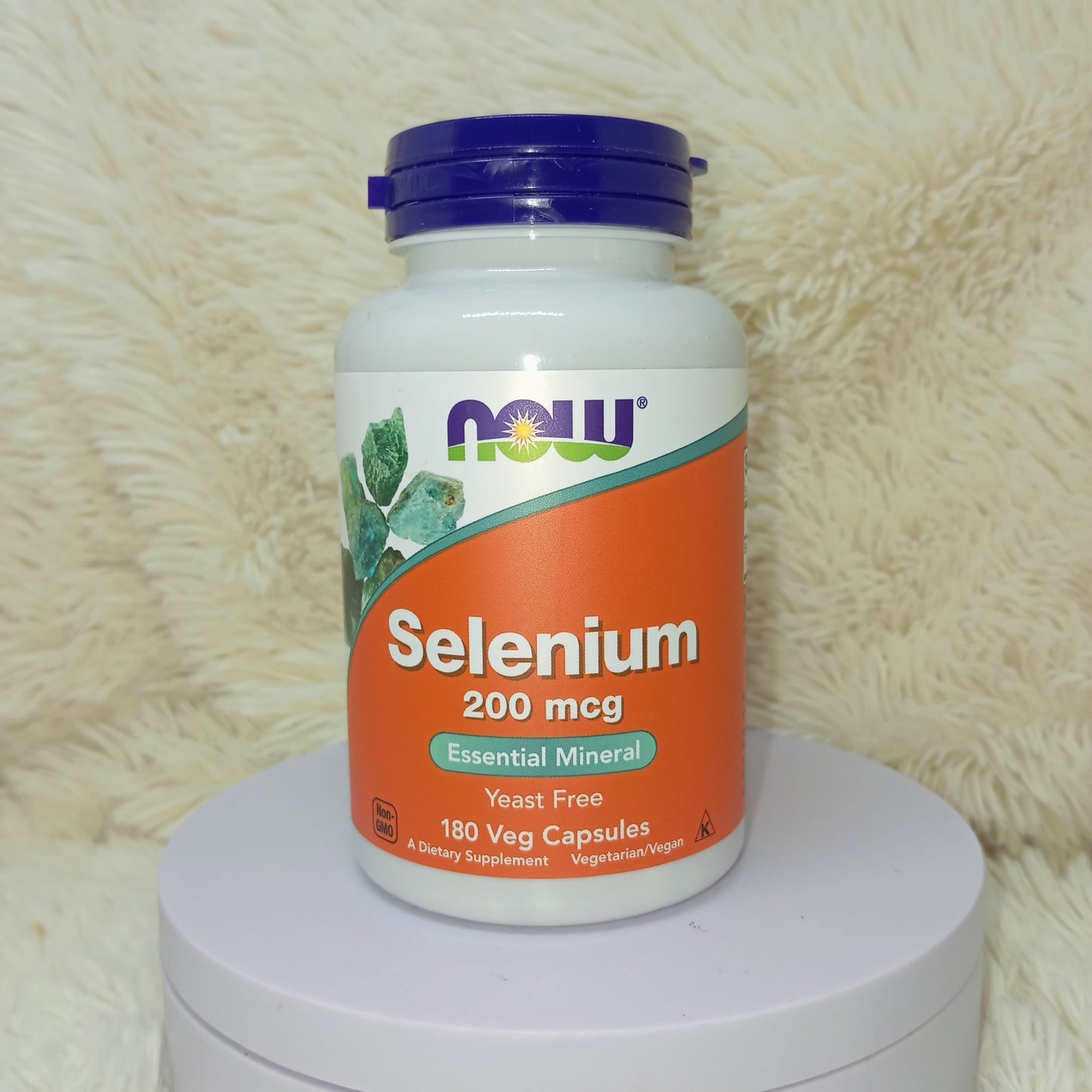 NOW Foods Selenium 200 mcg (180 Veg Capsules)