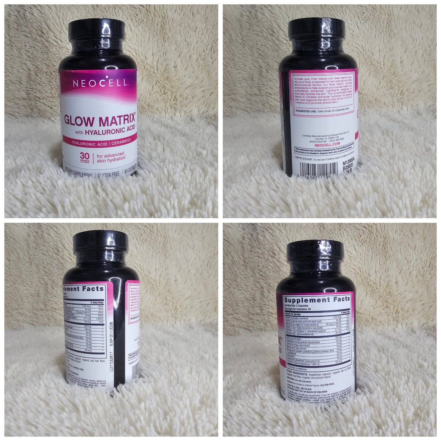NeoCell Glow Matrix Advanced Skin Hydration Capsules (90 Capsules)