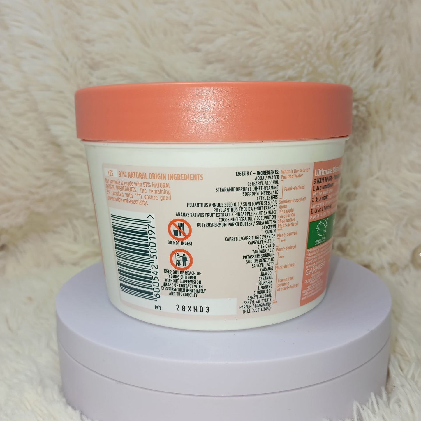 Garnier Ultimate Blends Pineapple & Amla Hair Mask 3-in-1 – 400ml