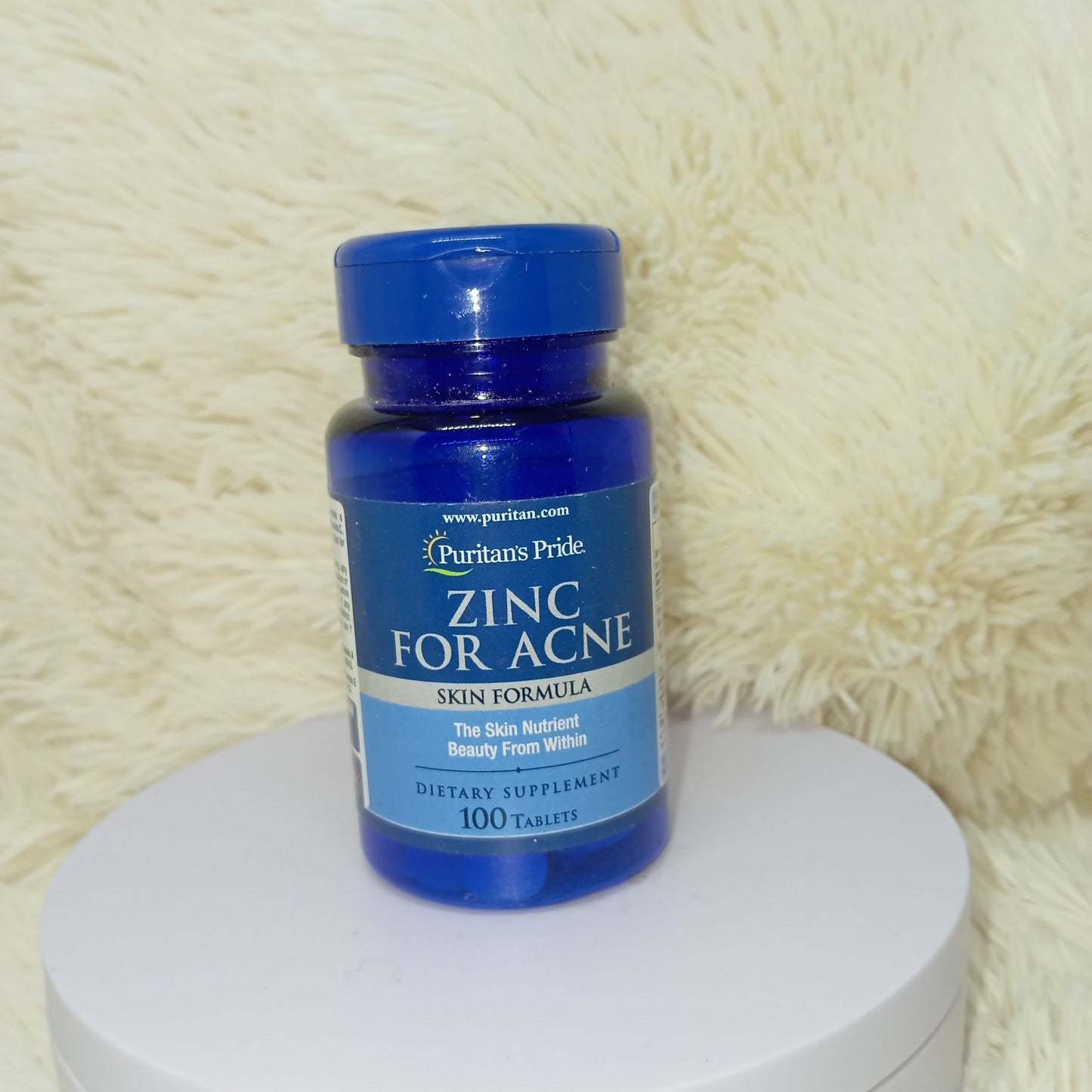 Puritan’s Pride Zinc for Acne Formula – 100 Tablets