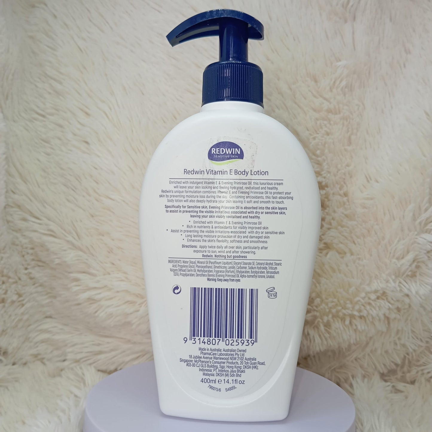 Redwin Body Lotion with Vitamin E & Evening Primrose Oil (400ml)