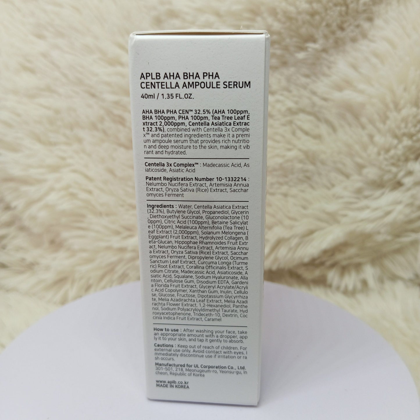 APLB AHA BHA PHA Centella Ampoule Serum 40ml