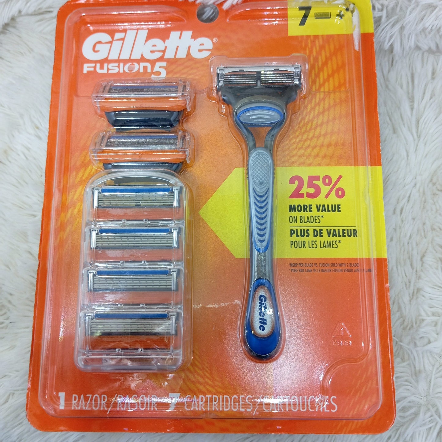Gillette Fusion5 Men’s Razor – 1 Handle + 6 Blades