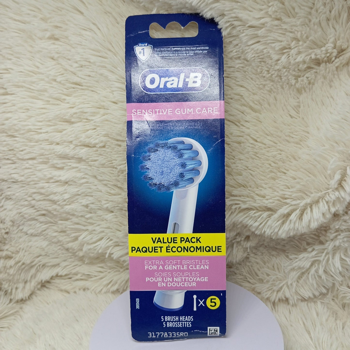 Oral-B Sensitive Gum Care Replacement Brush Heads, 5 units