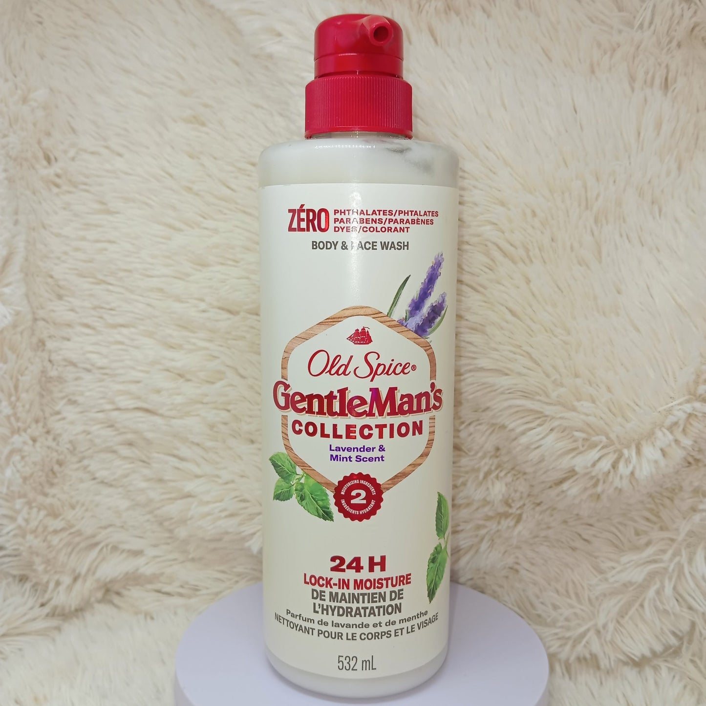 Old Spice Gentleman’s Blend Soothing Body & Face Wash – Lavender & Mint (532ml)