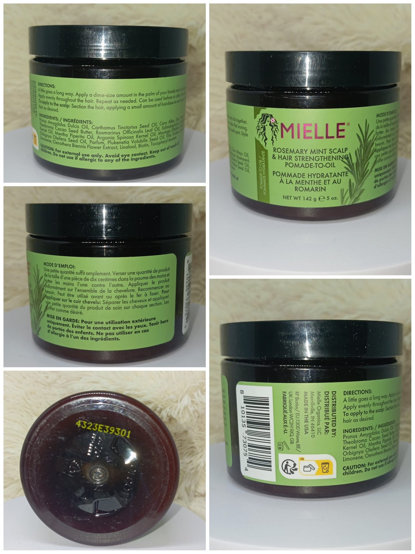 Mielle Organics Rosemary Mint Strengthening Pomade-to-Oil 142g