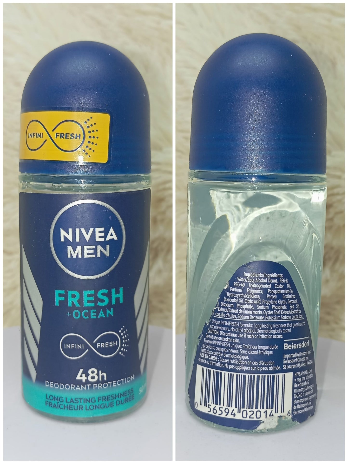 NIVEA MEN Fresh Ocean Roll-On 48H Deodorant – 50ml