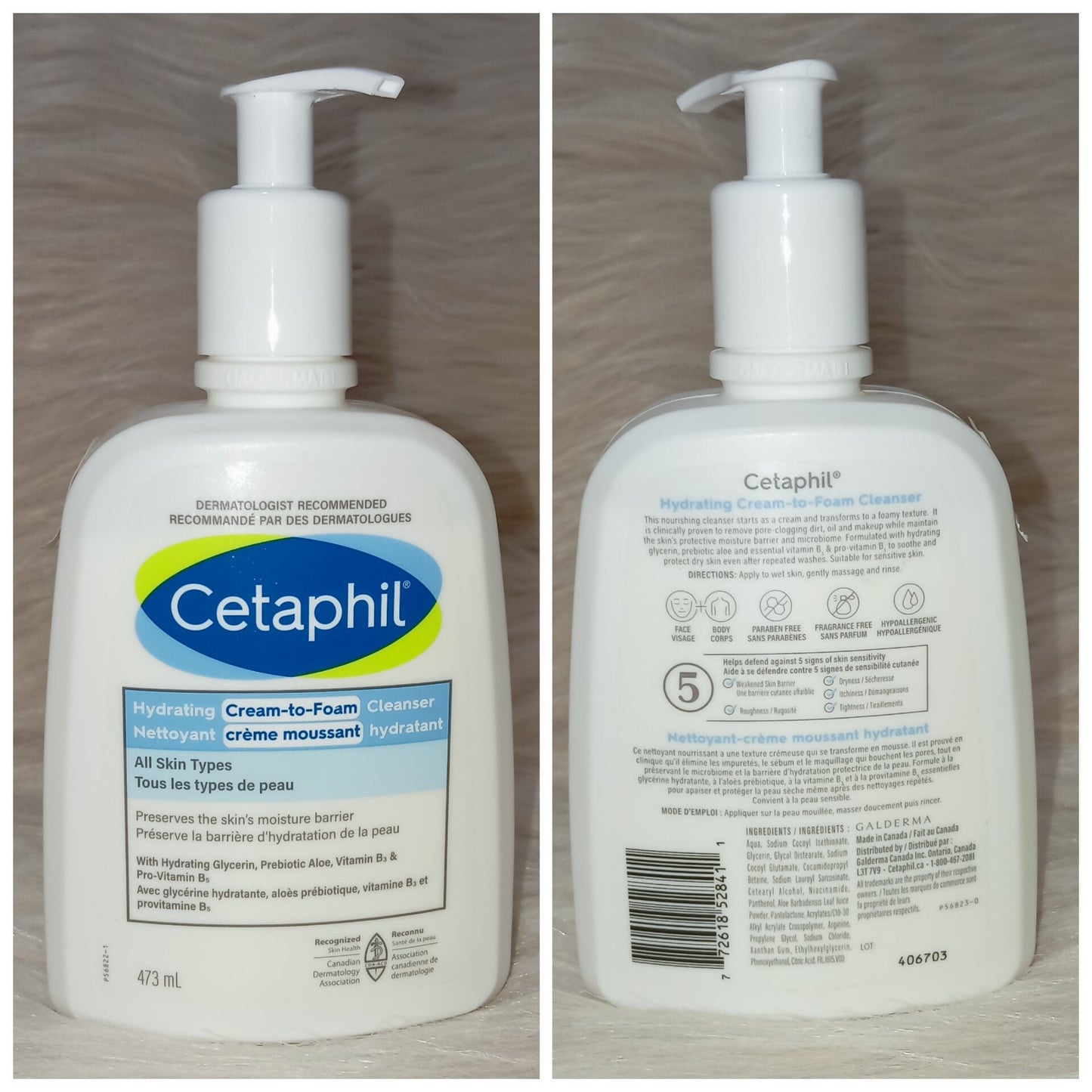 Cetaphil Hydrating Cream-to-Foam Cleanser