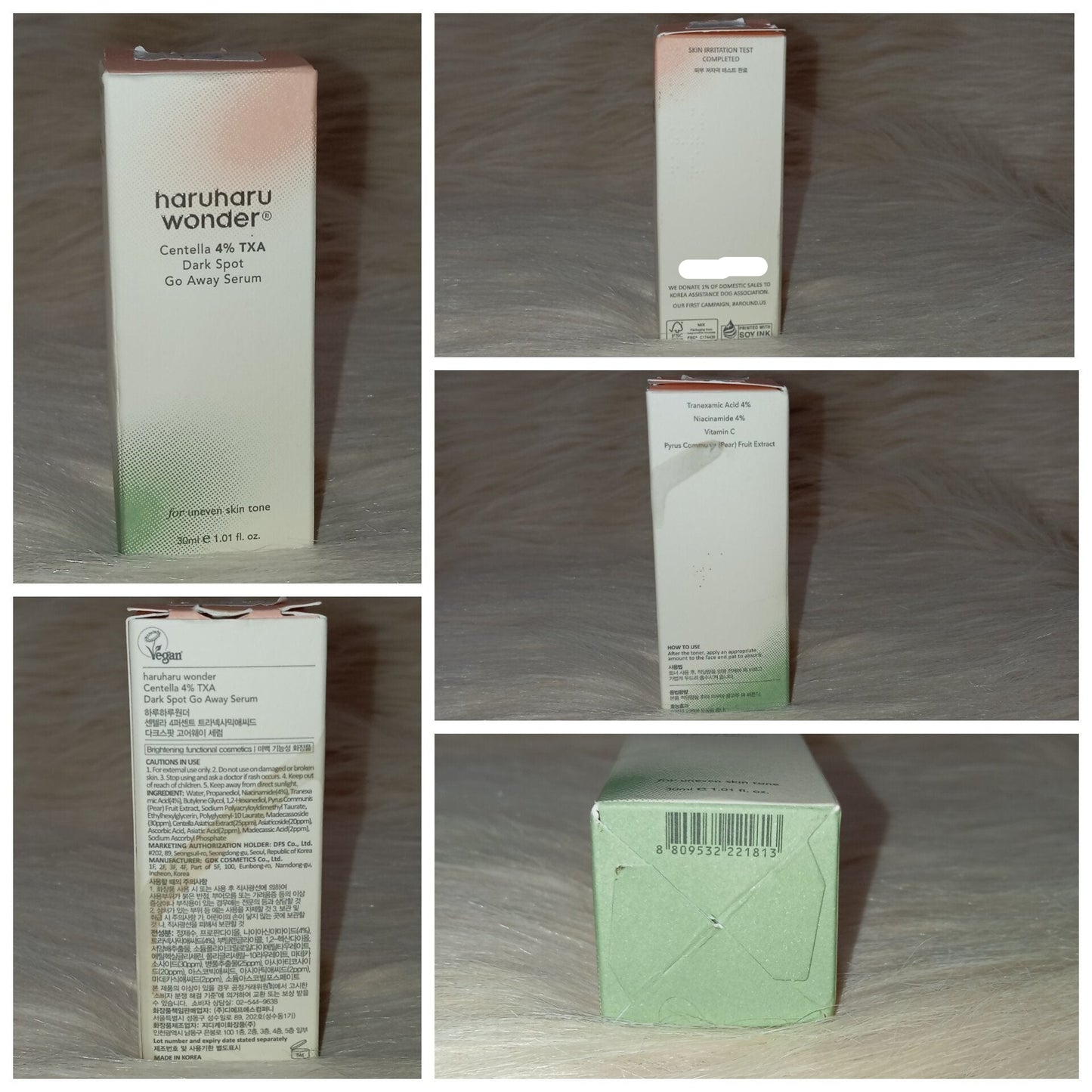 Haruharu Wonder Centella 4% TXA Dark Spot Serum 30ml