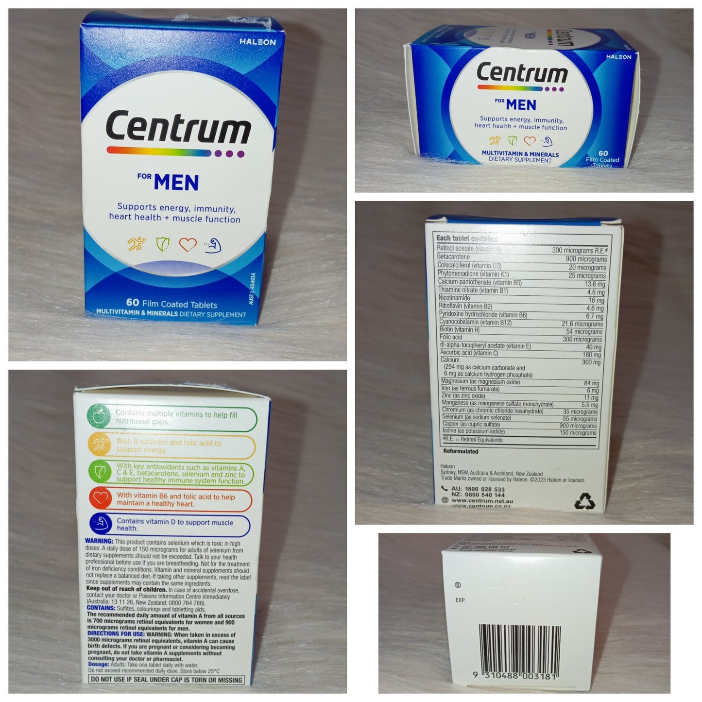 Centrum Men Multivitamin (60 Tablets)