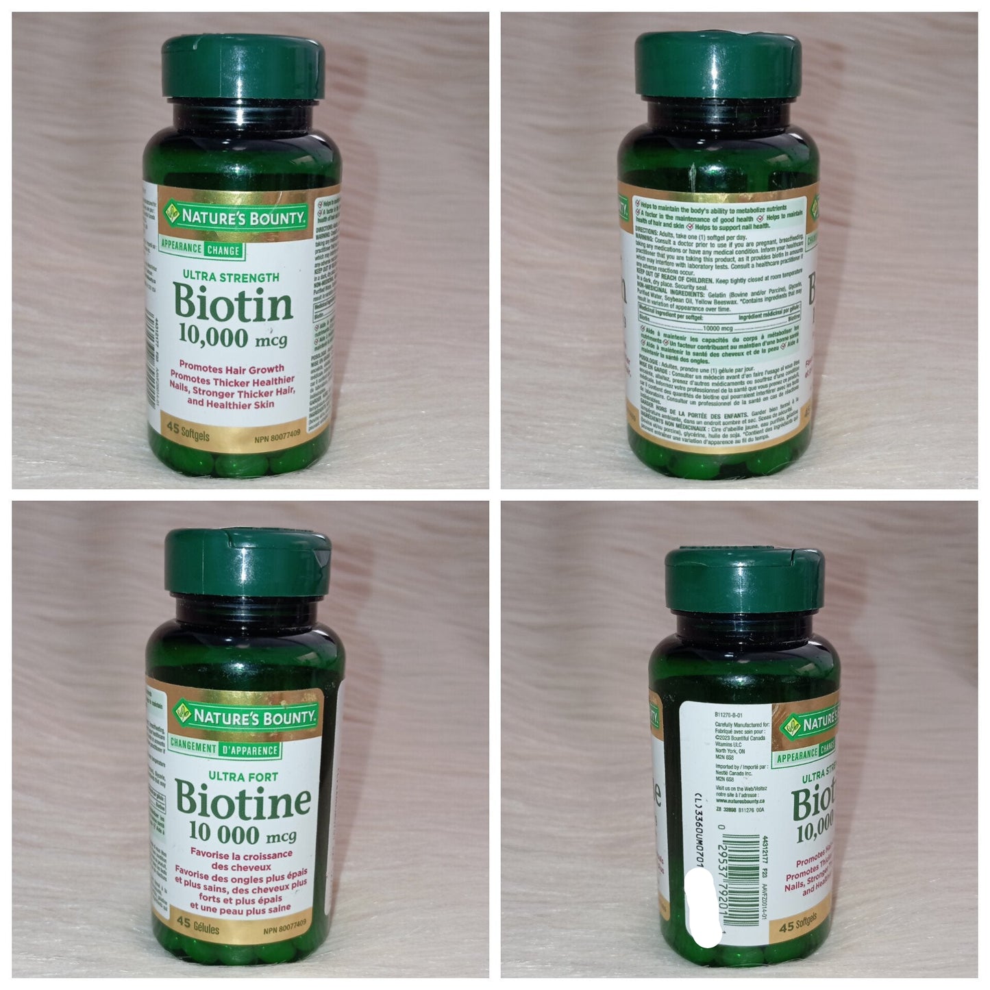 Nature’s Bounty Biotin 10,000 mcg Softgels