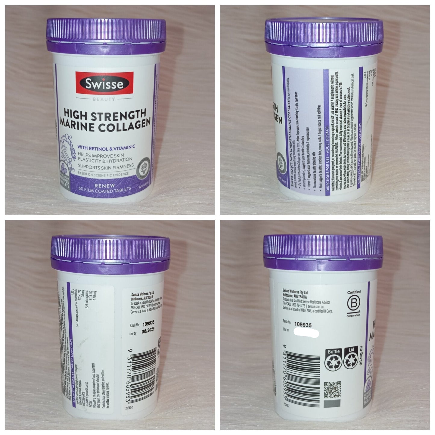 Swisse Beauty High Strength Marine Collagen – 60 Tablets