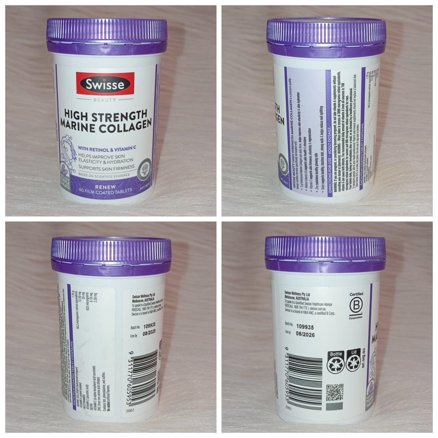 Swisse Beauty High Strength Marine Collagen – 60 Tablets