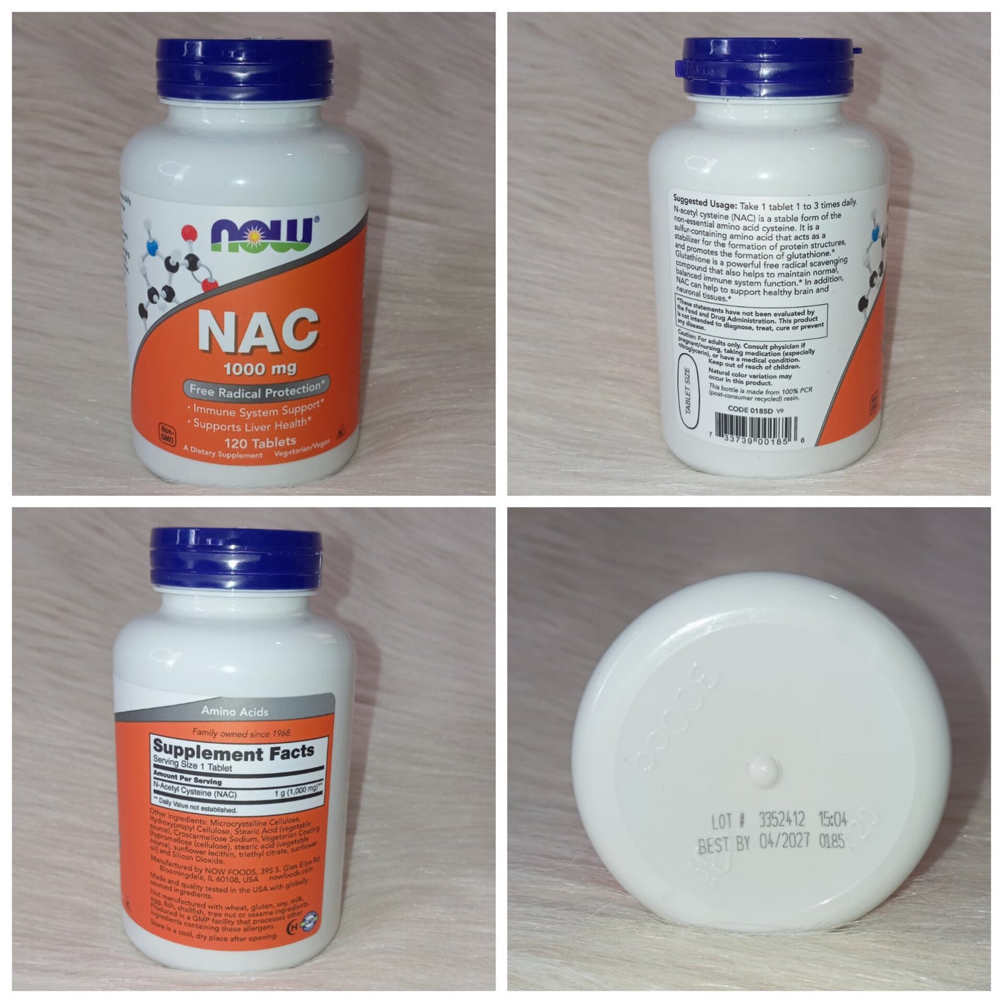 NOW NAC 1000 mg (120 Tablets)