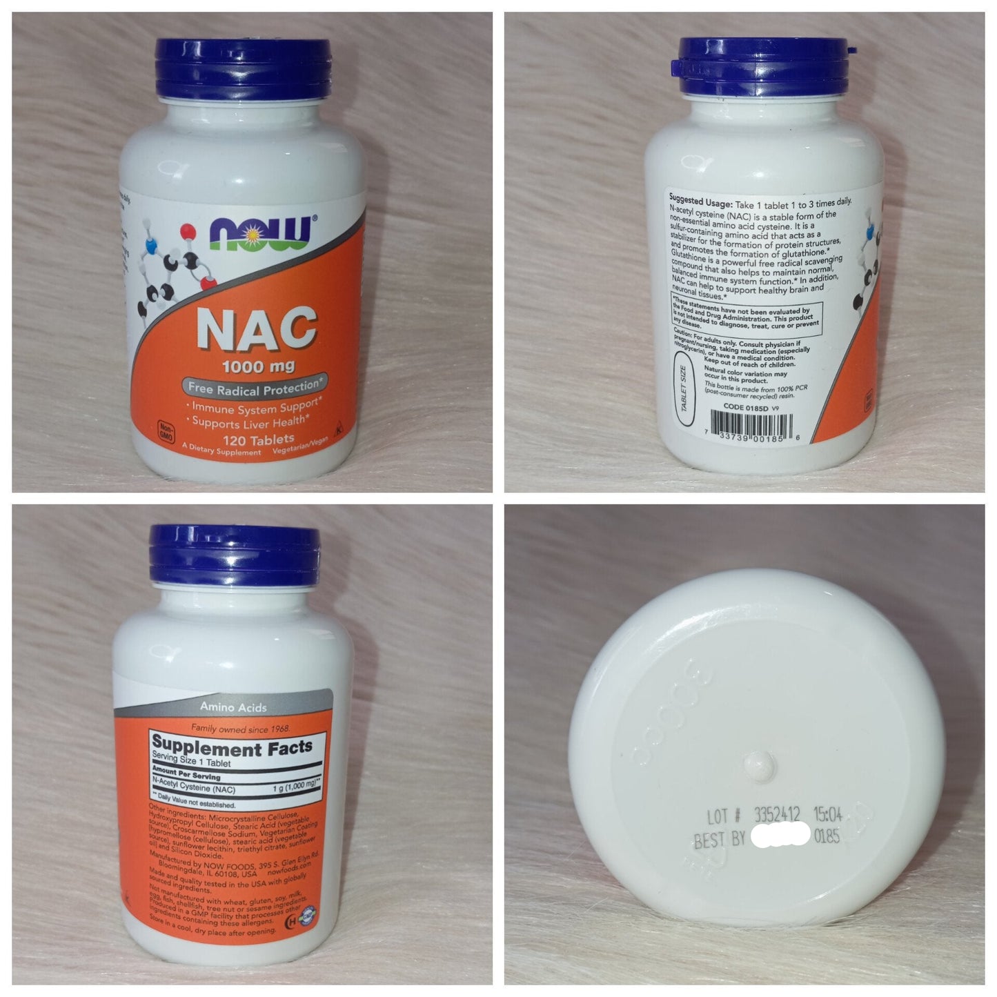 NOW NAC 1000 mg (120 Tablets)