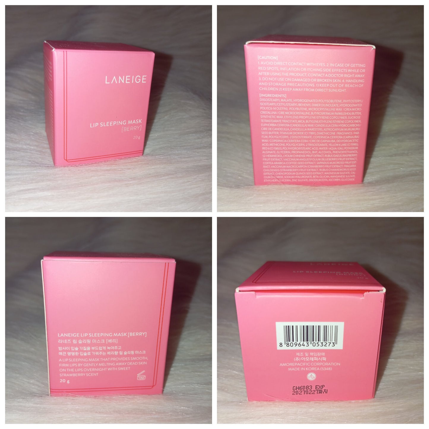 Laneige Lip Sleeping Mask Berry 20g
