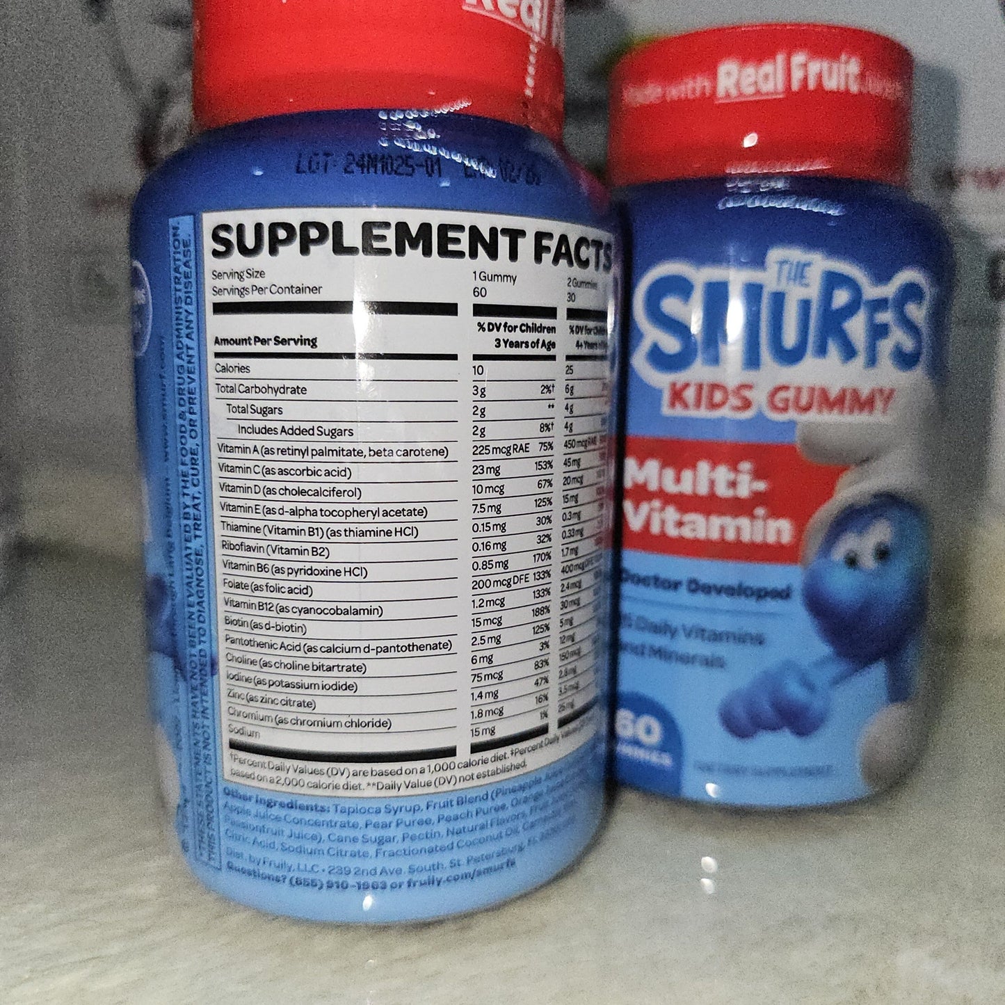The Smurfs Kids Multivitamin Gummies (Ages 3+) – 60 Smurf Berry Gummies