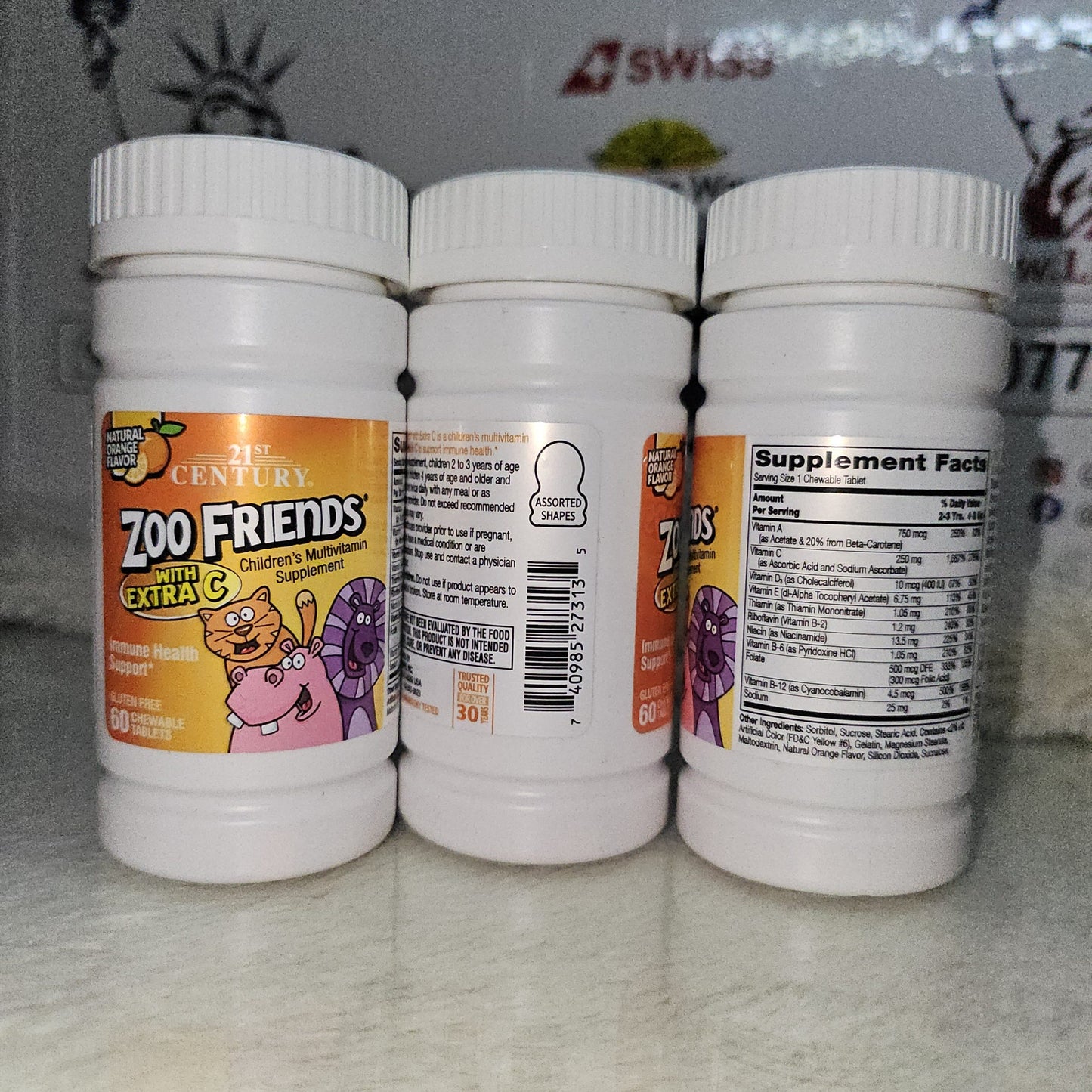 21st Century Zoo Friends Extra C Chewable Tablets (60)
