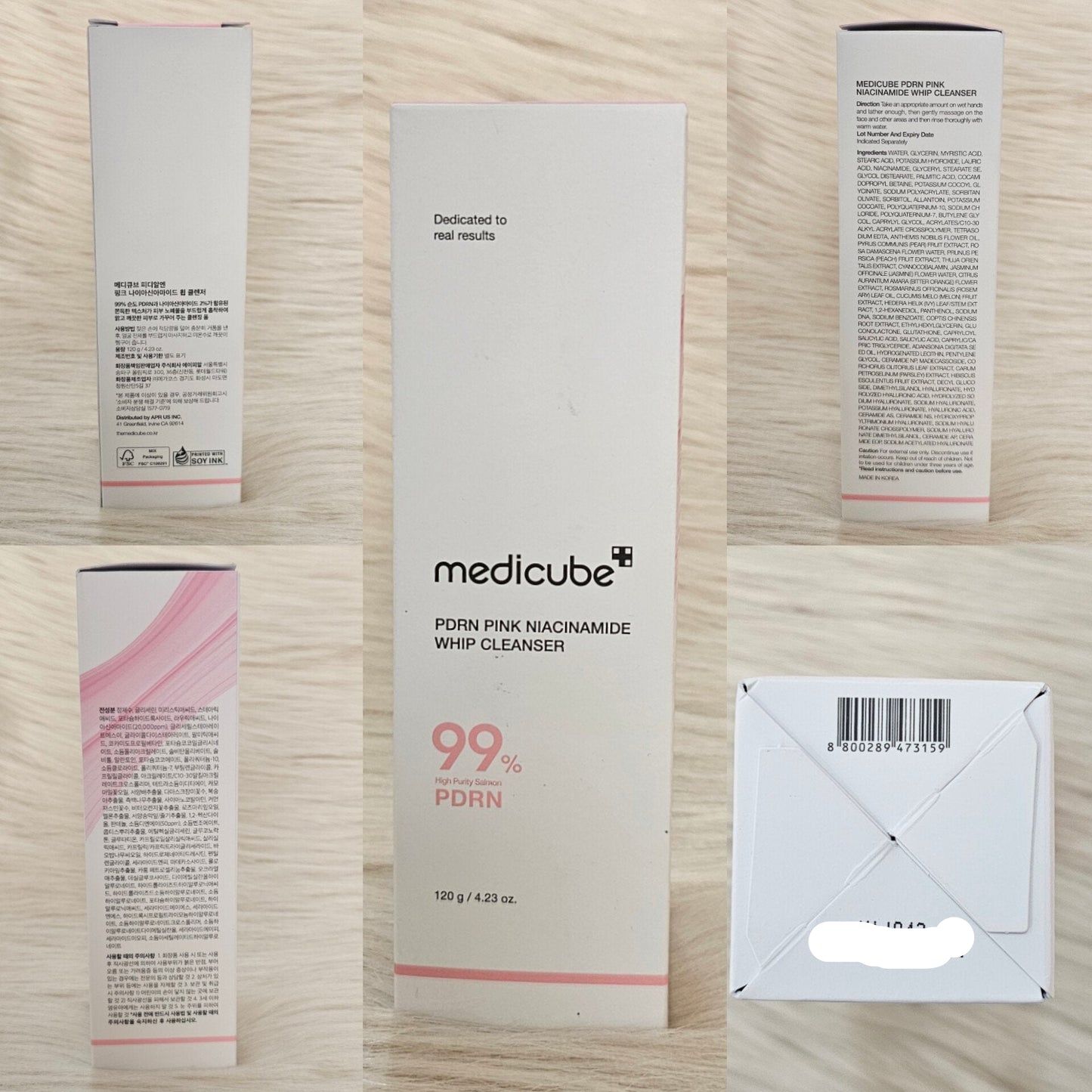 Medicube PDRN Niacinamide Whip Cleanser 120g