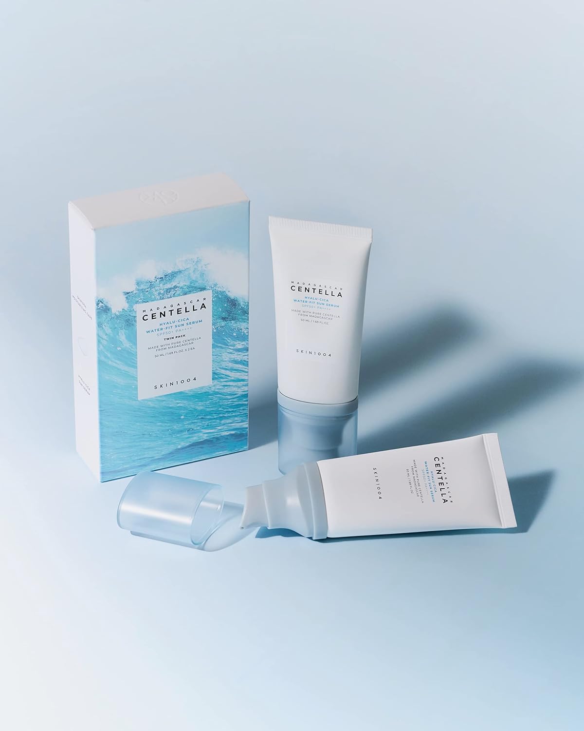 SKIN1004 Hyalu-Cica Sun Serum SPF50+ Twin Pack