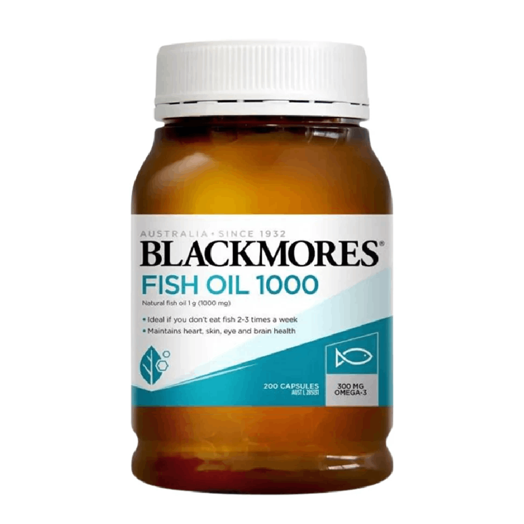 Blackmores Fish Oil 1000 Odourless – 200 Capsules