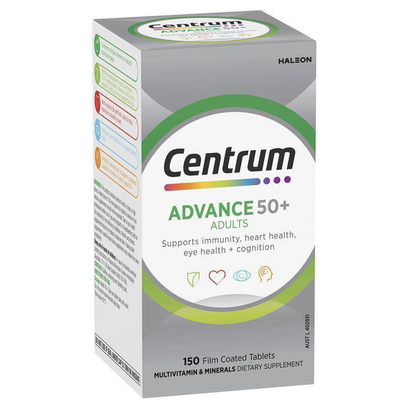 Centrum Advance 50+ Multivitamin (150 Tablets)