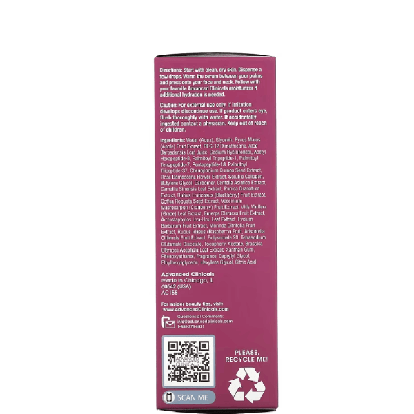 Advanced Clinicals Multi-Peptide Facial Serum 52ml