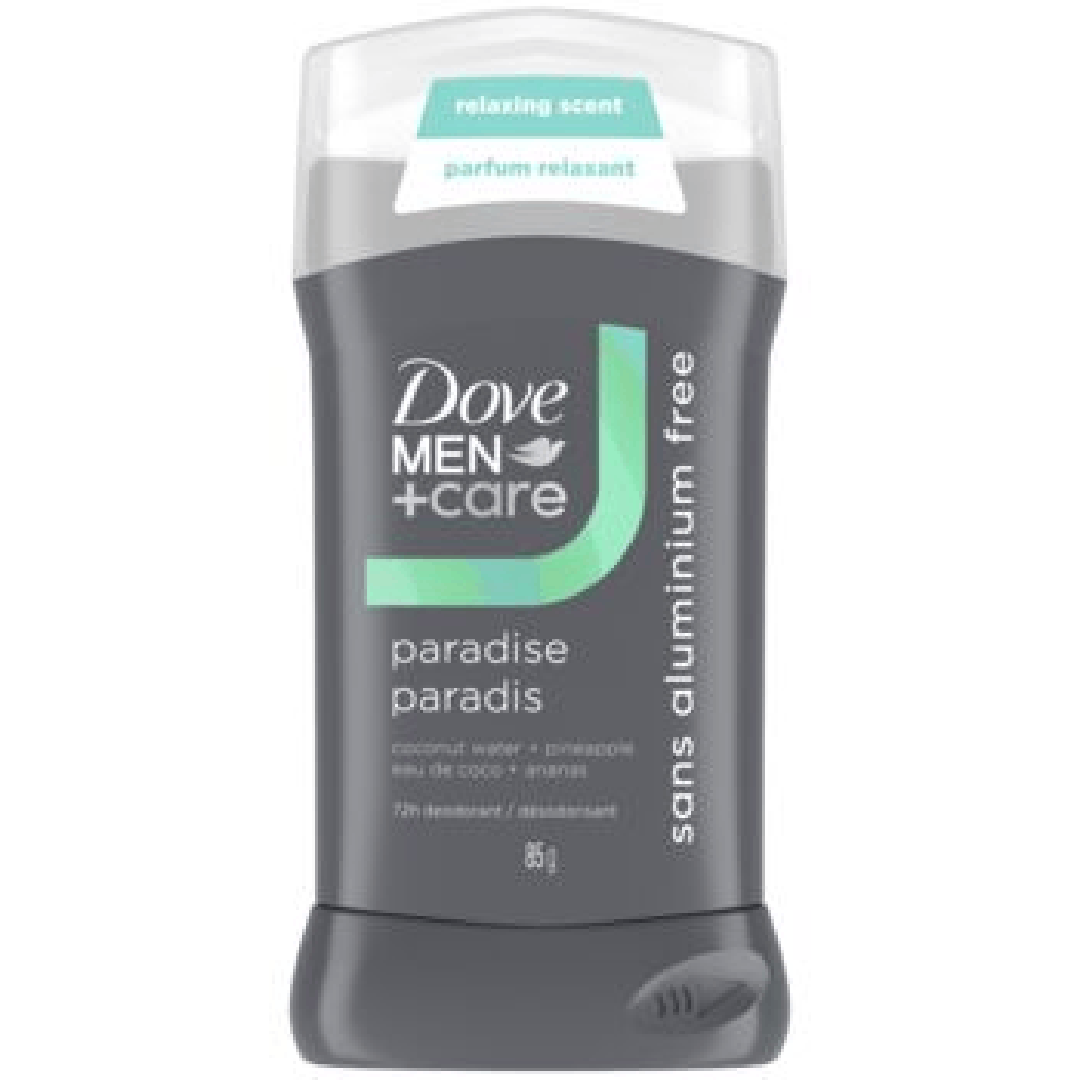 Dove Men+Care Paradise Aluminum-Free Deodorant Coconut Water + Pineapple 85g