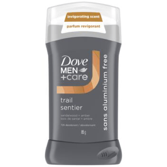 Dove Men+Care Trail Aluminum-Free Deodorant Sandalwood & Amber 85g
