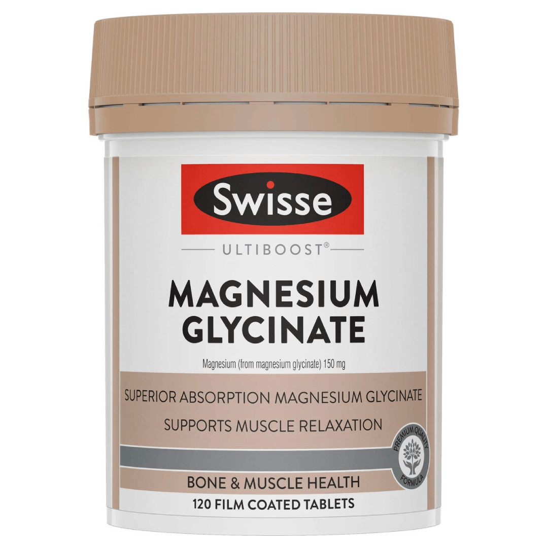 Swisse Ultiboost Magnesium Glycinate 120 Tablets