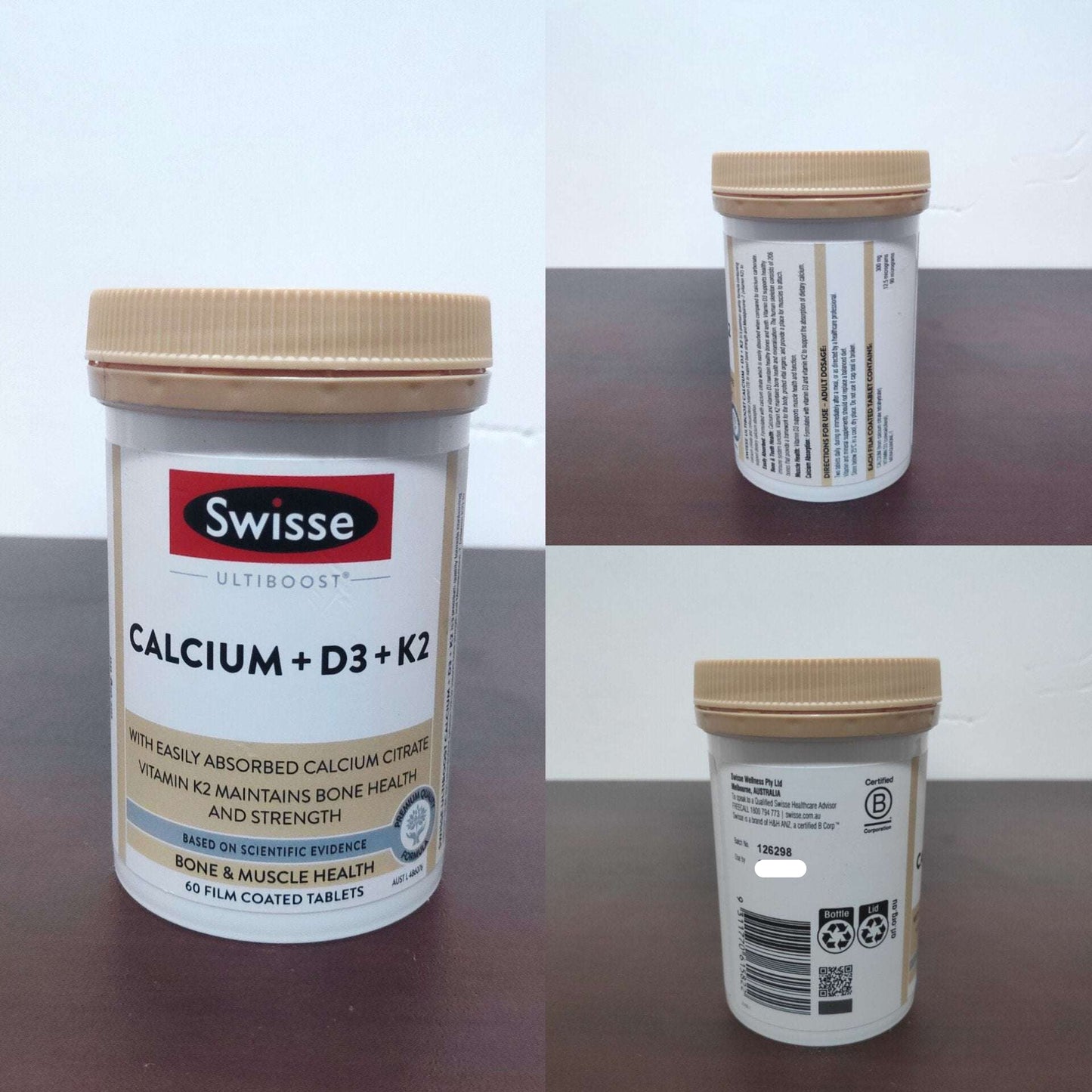Swisse Calcium D3 + K2 60 Tablets
