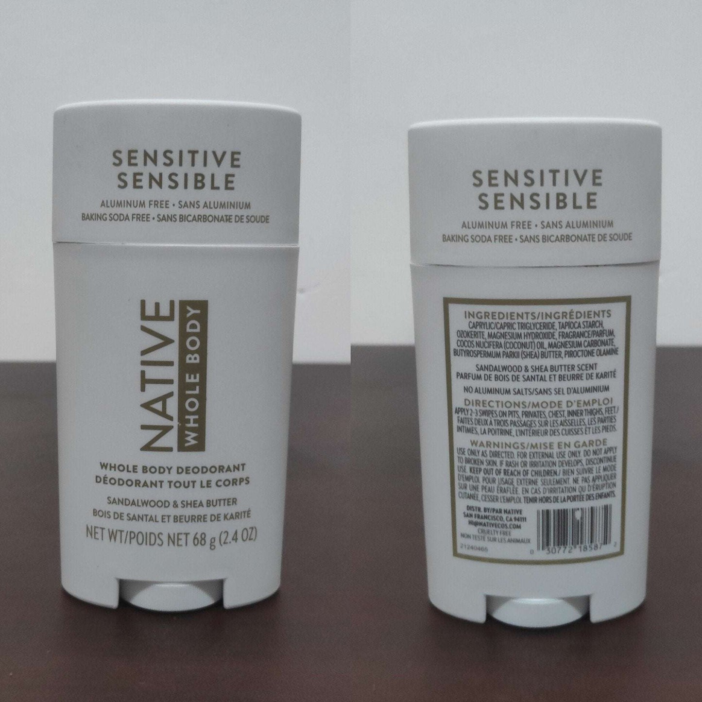 Native Sandalwood & Shea Butter Whole Body Deodorant (68 g)