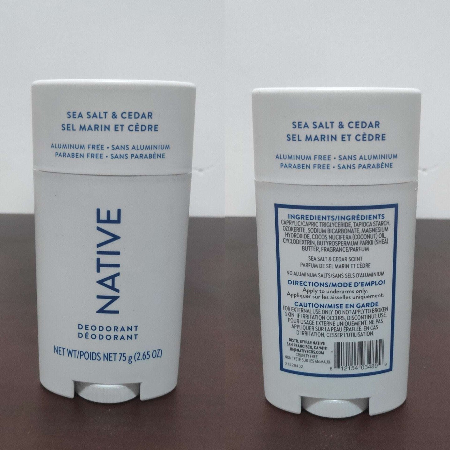Native Deodorant Sea Salt & Cedar