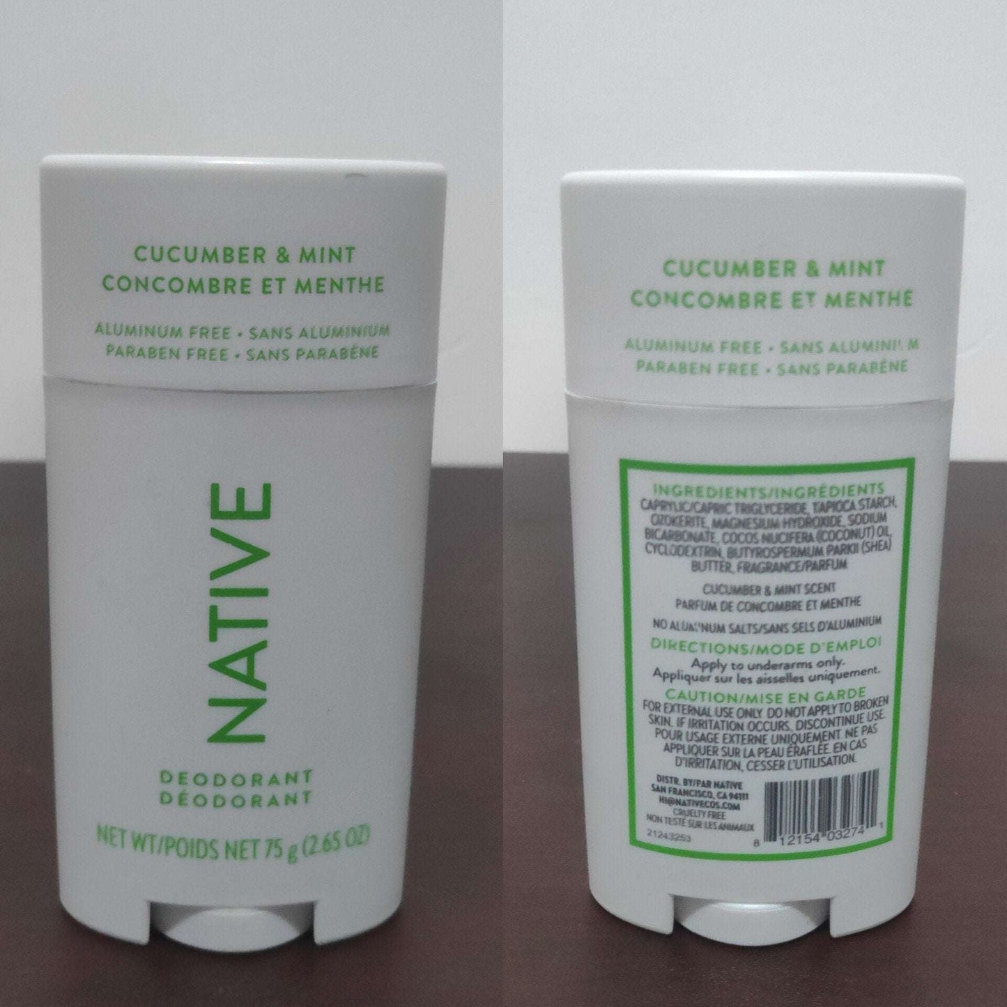 Native Deodorant Cucumber & Mint 75g