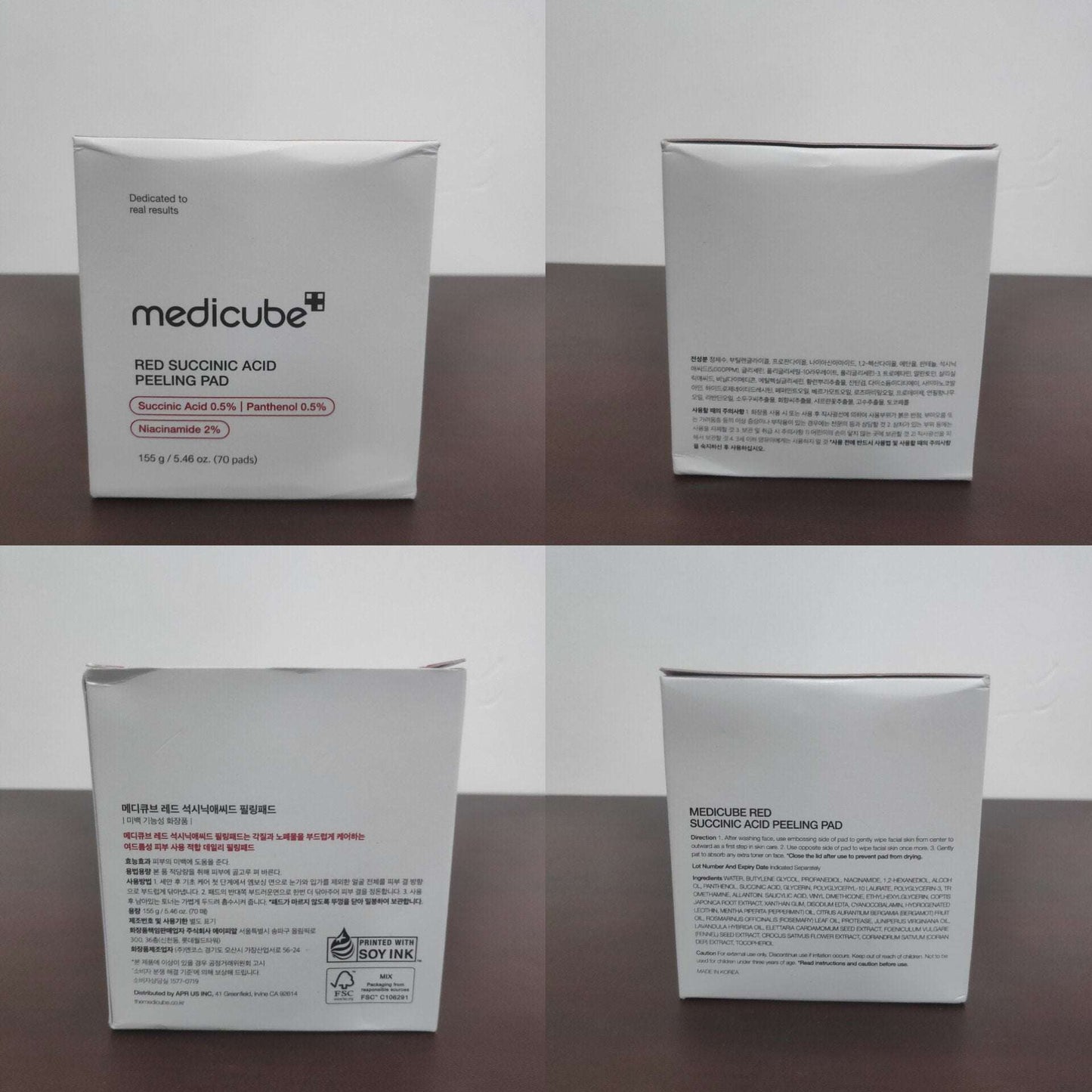 Medicube Red Succinic Acid Panthenol Peeling Pads