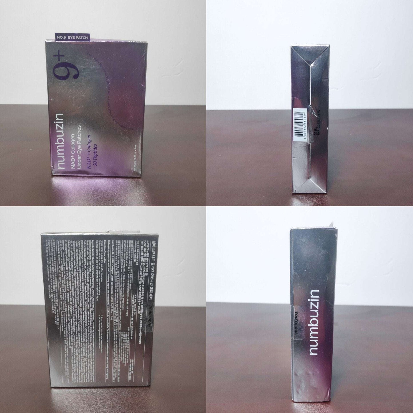Numbuzin No.9 NAD+ Collagen Under Eye Patches
