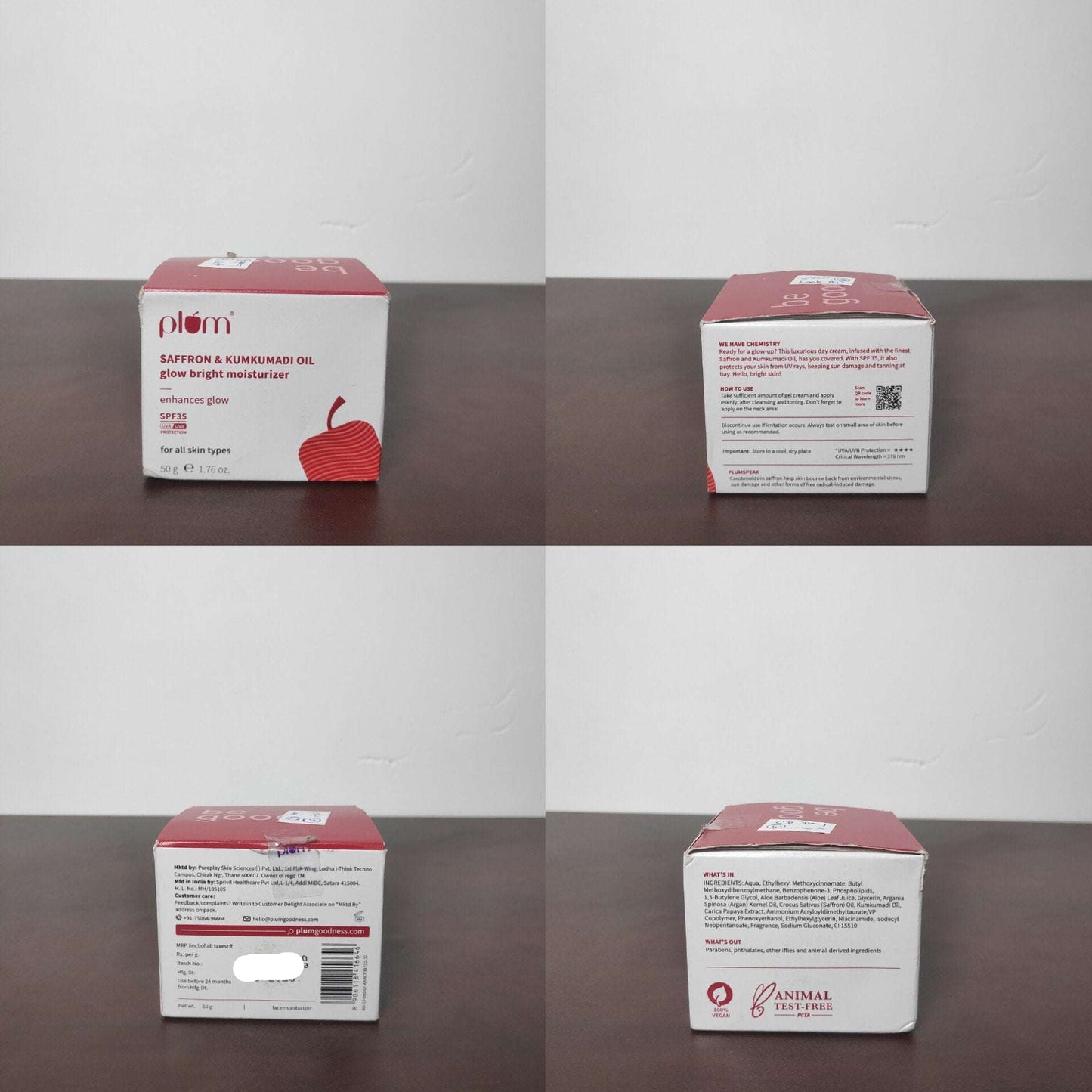 Plum Saffron & Kumkumadi Glow Moisturizer (50g)
