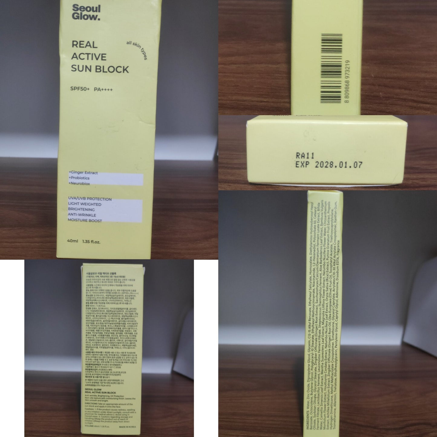 Real Active Sun Block SPF 50 – 40ml