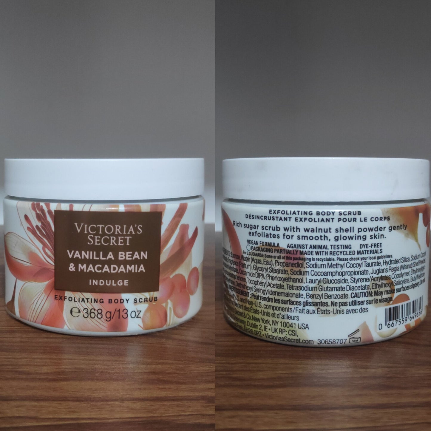 Vanilla Bean & Macadamia Natural Beauty Exfoliating Body Scrub