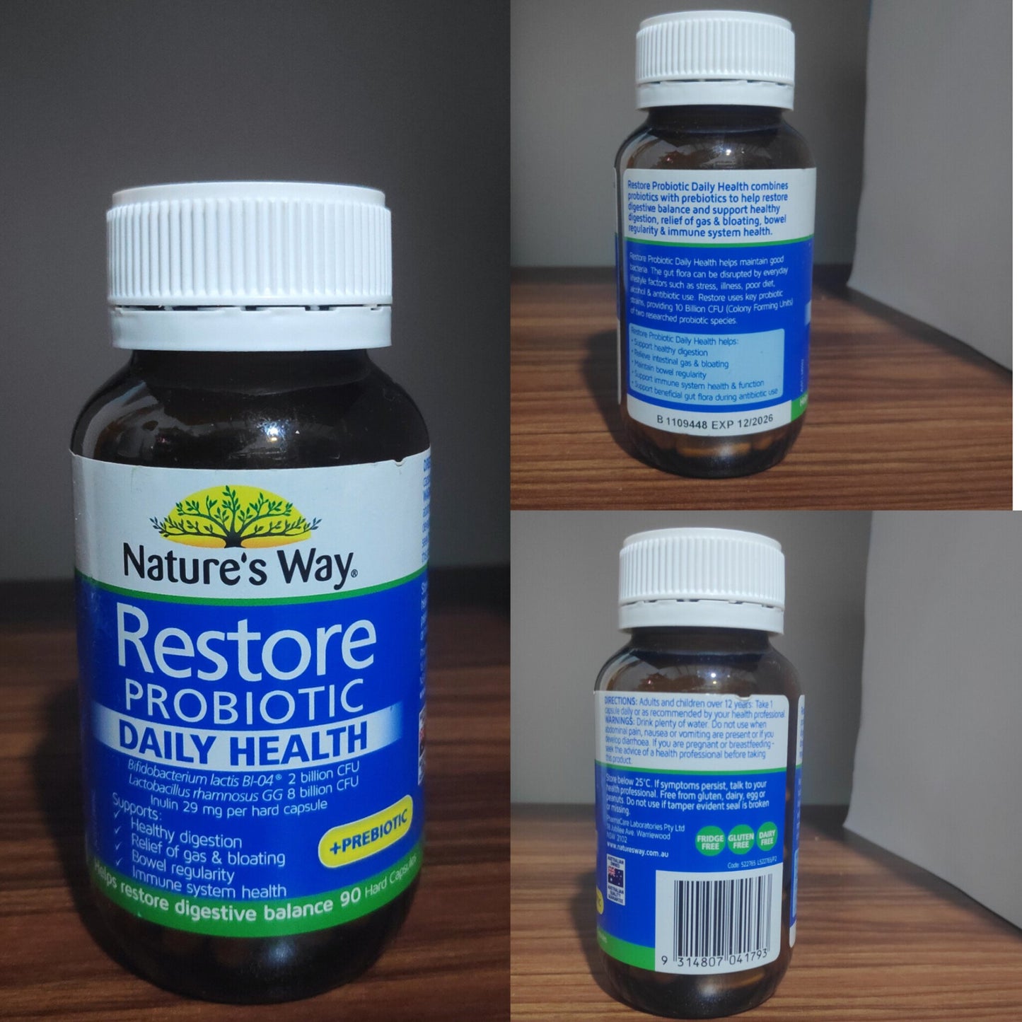 Nature’s Way Restore Probiotic Daily Health 90 Capsules