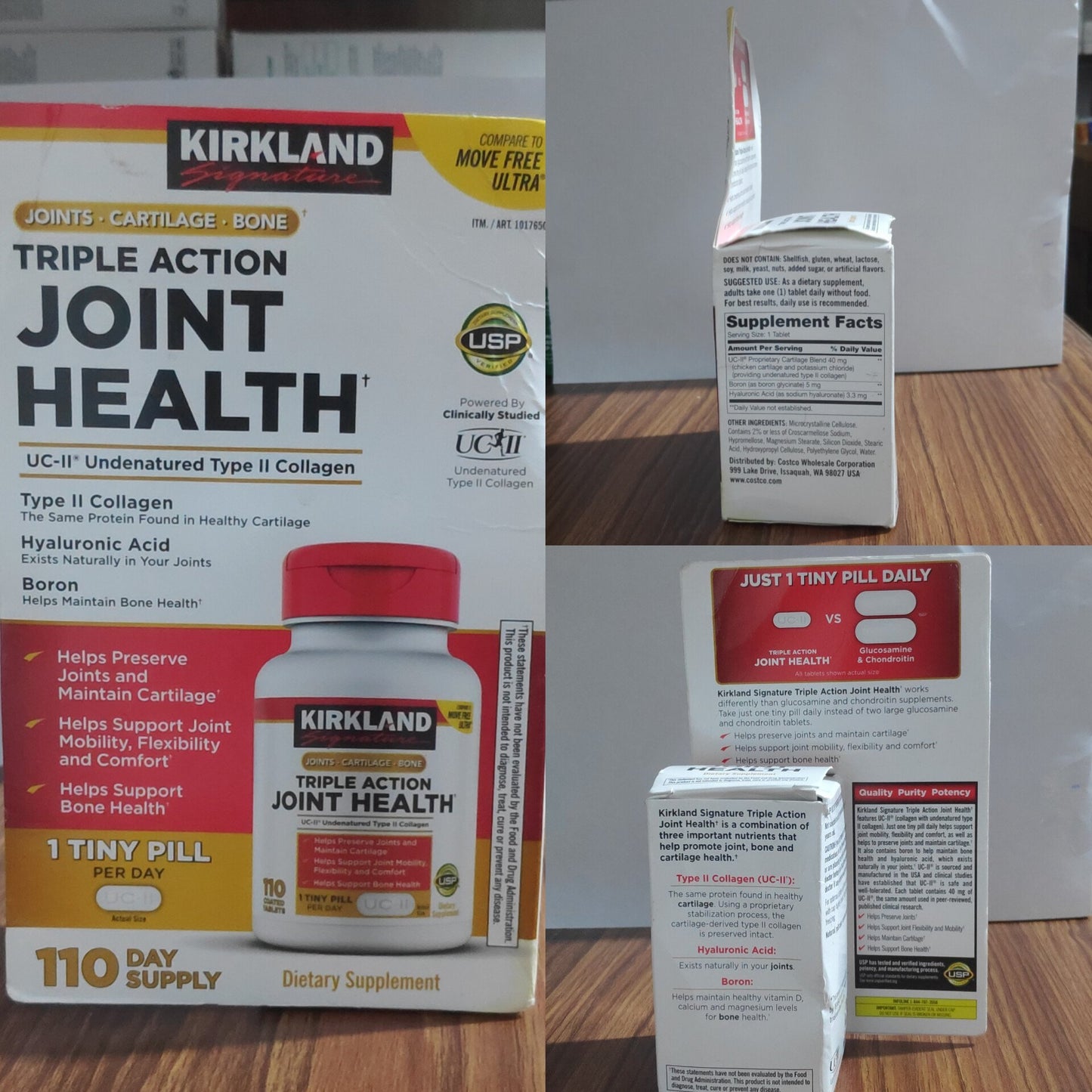 Kirkland Triple Action Joint Health Supplement