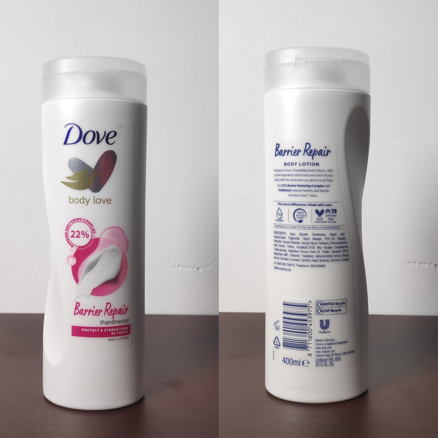 Dove Body Love Barrier Repair Body Lotion 400ml